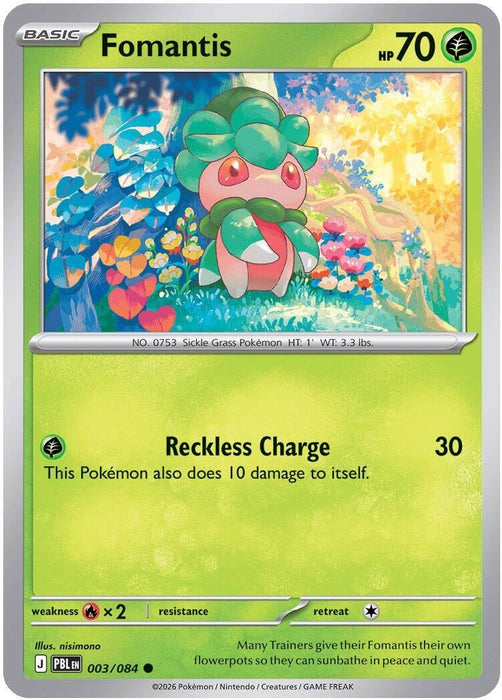 Image for Fomantis (003/084) [ME05: Pitch Black] (ME05) - Pokemon