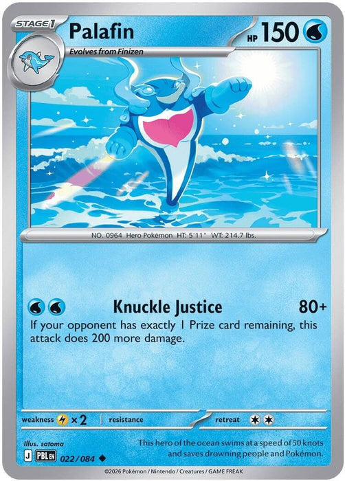 Image for Palafin (022/084) (Reverse Holofoil) [ME05: Pitch Black] (ME05) - Pokemon