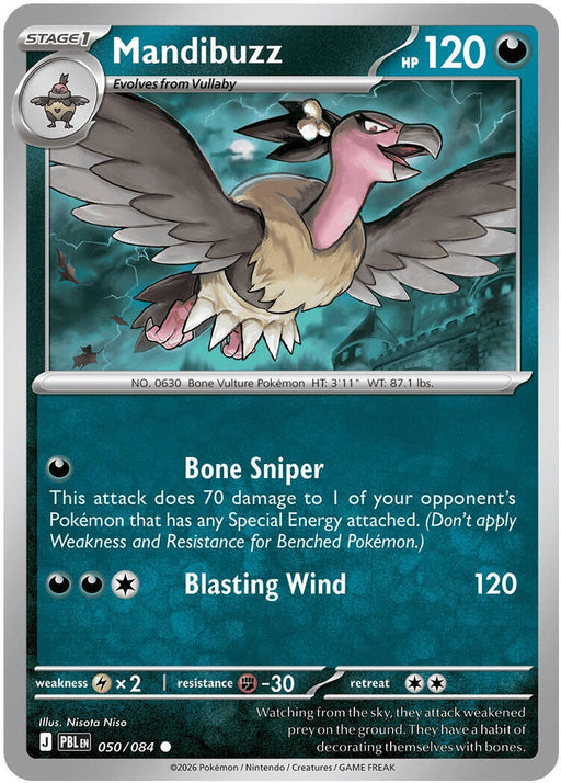 Image for Mandibuzz (050/084) [ME05: Pitch Black] (ME05) - Pokemon