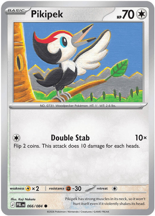 Image for Pikipek (066/084) (Reverse Holofoil) [ME05: Pitch Black] (ME05) - Pokemon