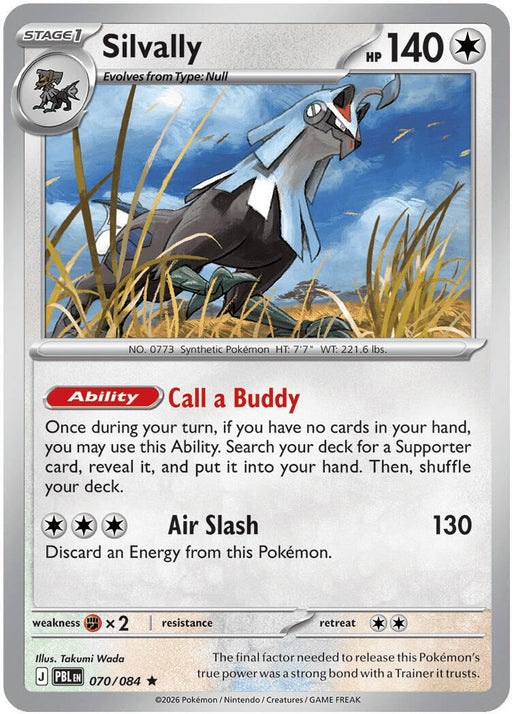 Image for Silvally (070/084) (Holofoil) [ME05: Pitch Black] (ME05) - Pokemon