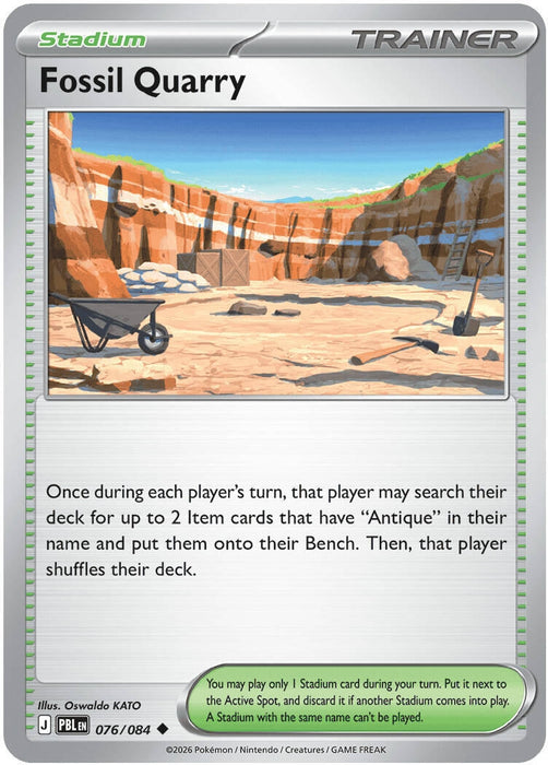 Image for Fossil Quarry (076/084) [ME05: Pitch Black] (ME05) - Pokemon