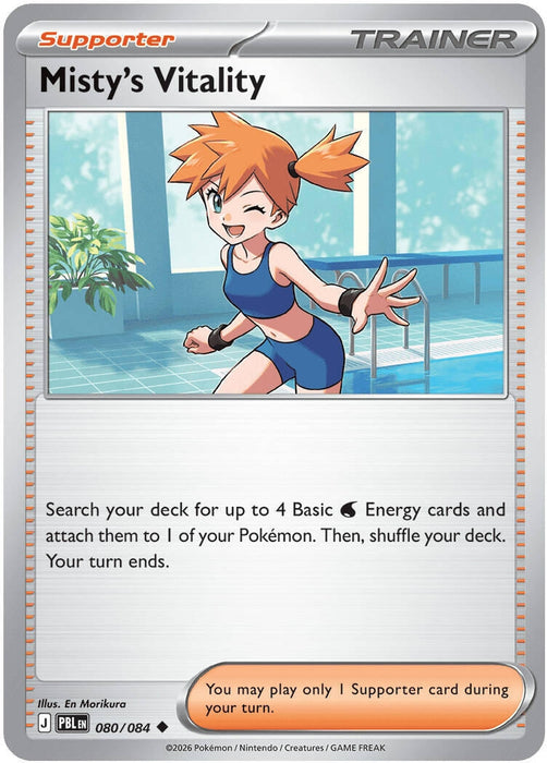 Image for Misty's Vitality (080/084) (Reverse Holofoil) [ME05: Pitch Black] (ME05) - Pokemon