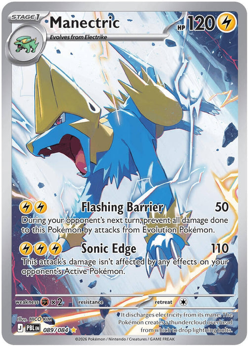 Image for Manectric (089/084) (Holofoil) [ME05: Pitch Black] (ME05) - Pokemon