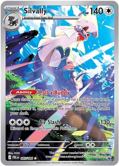 Image for Silvally (095/084) (Holofoil) [ME05: Pitch Black] (ME05) - Pokemon
