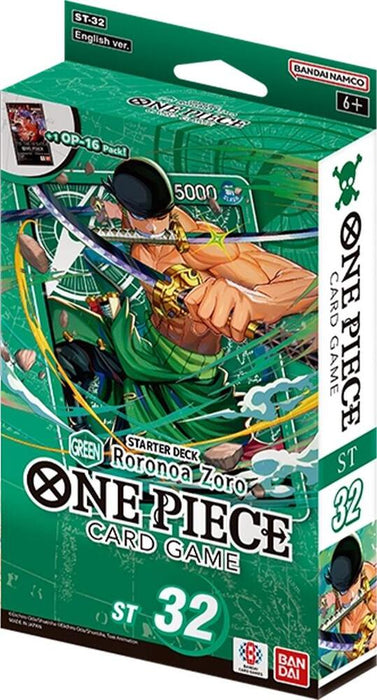 One Piece CG: Starter Deck ST-32 GREEN Roronoa Zoro
