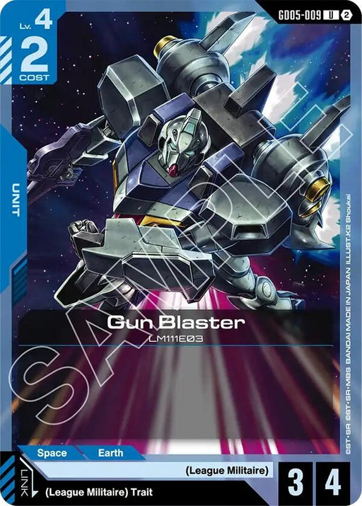 Image for Gun Blaster (GD05-009) [Freedom Ascension] (GD05) - Gundam Card Game