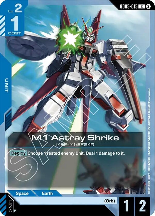 Image for M1 Astray Shrike (GD05-015) [Freedom Ascension] (GD05) - Gundam Card Game