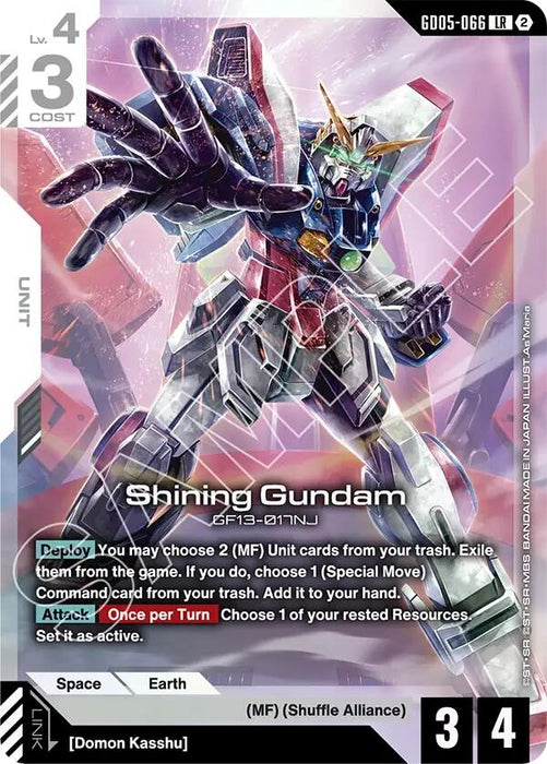 Shining Gundam (GD05-066) (GD05-066) (Holofoil) [Freedom Ascension] (GD05)