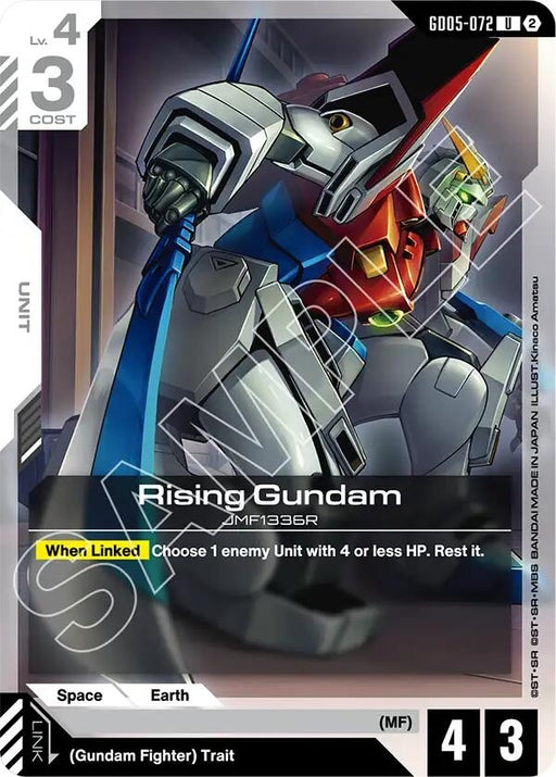 Image for Rising Gundam (GD05-072) [Freedom Ascension] (GD05) - Gundam Card Game