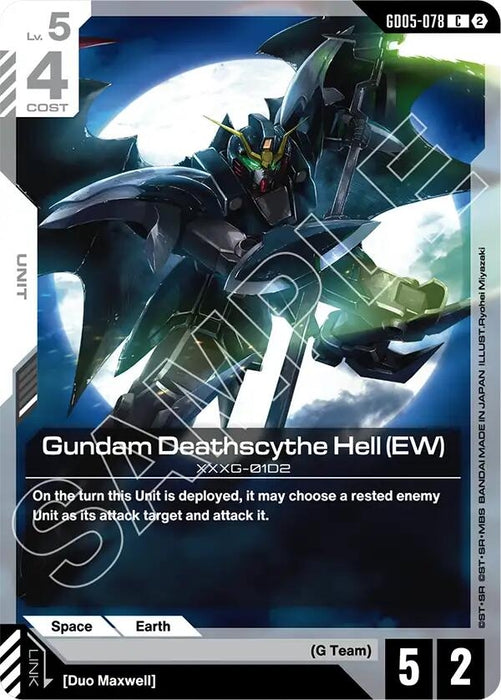 Image for Gundam Deathscythe Hell (EW) (GD05-078) [Freedom Ascension] (GD05) - Gundam Card Game