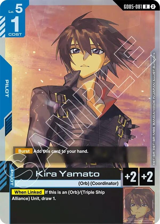 Image for Kira Yamato (GD05-081) (Holofoil) [Freedom Ascension] (GD05) - Gundam Card Game
