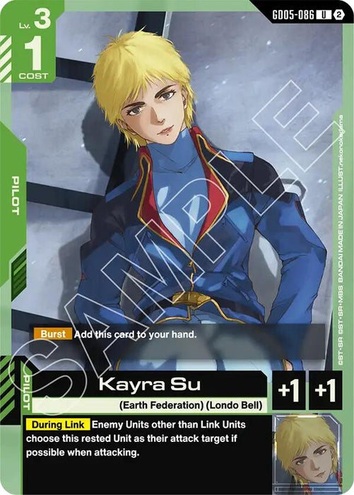 Image for Kayra Su (GD05-086) [Freedom Ascension] (GD05) - Gundam Card Game