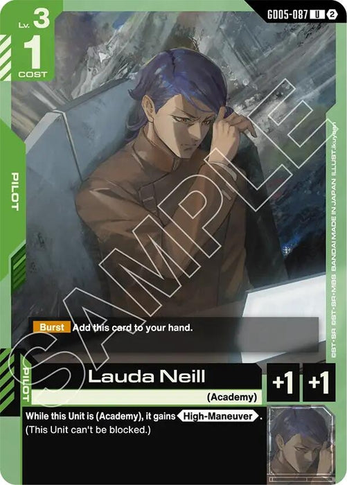 Image for Lauda Neill (GD05-087) [Freedom Ascension] (GD05) - Gundam Card Game