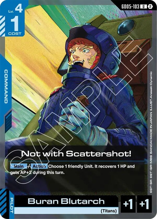 Image for Not with Scattershot! (GD05-103) [Freedom Ascension] (GD05) - Gundam Card Game