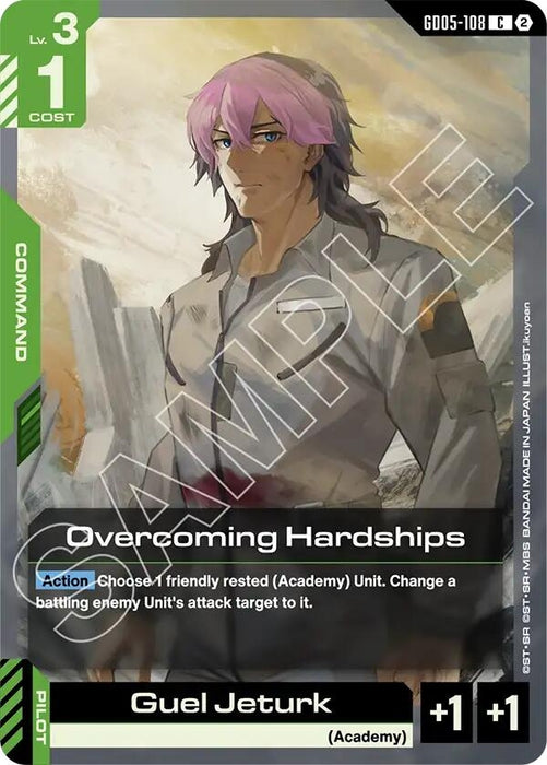 Image for Overcoming Hardships (GD05-108) [Freedom Ascension] (GD05) - Gundam Card Game