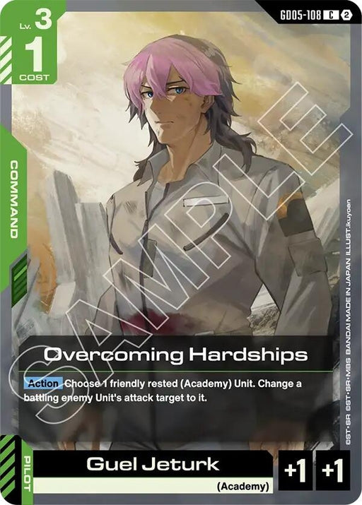 Image for Overcoming Hardships (GD05-108) [Freedom Ascension] (GD05) - Gundam Card Game