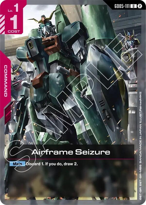 Image for Airframe Seizure (GD05-111) [Freedom Ascension] (GD05) - Gundam Card Game
