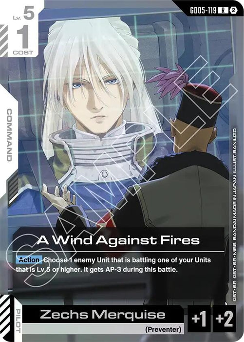 Image for A Wind Against Fires (GD05-119) (Holofoil) [Freedom Ascension] (GD05) - Gundam Card Game