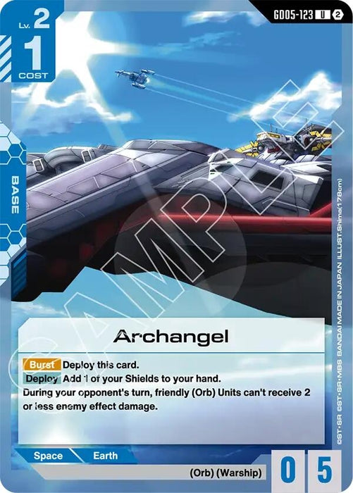 Image for Archangel (GD05-123) [Freedom Ascension] (GD05) - Gundam Card Game