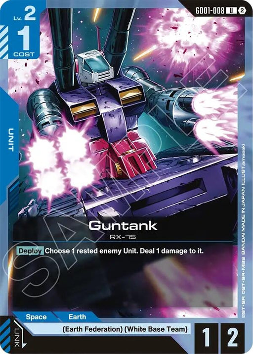 Image for Guntank (GD01-008) [Deck Build Box Freedom Ascension] (SC01) - Gundam Card Game