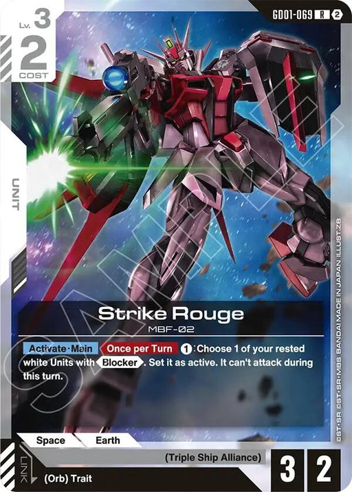 Image for Strike Rouge (GD01-069) [Deck Build Box Freedom Ascension] (SC01) - Gundam Card Game
