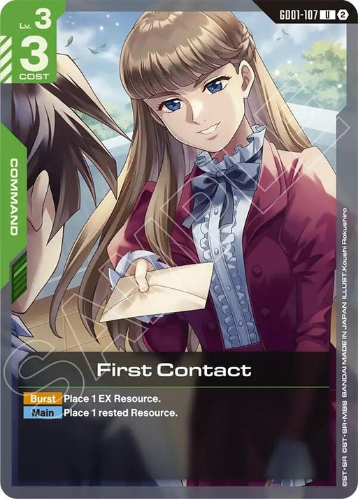 Image for First Contact (GD01-107) [Deck Build Box Freedom Ascension] (SC01) - Gundam Card Game