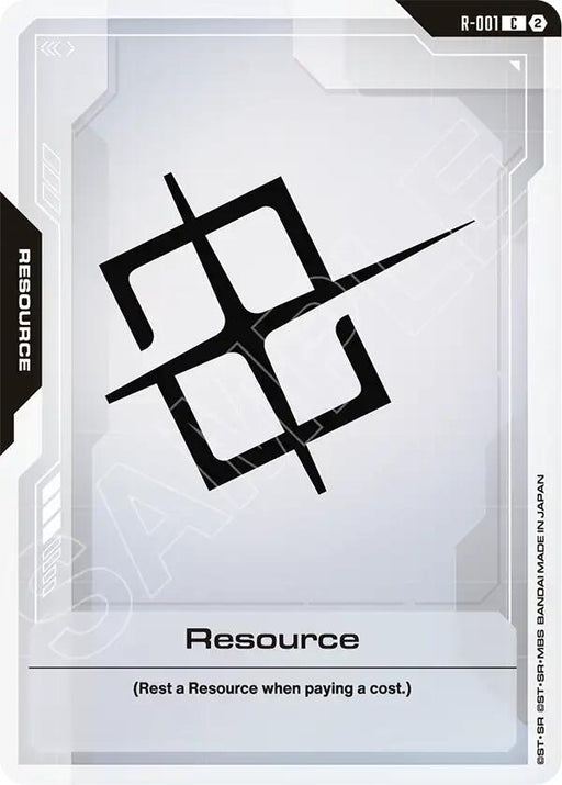 Image for Resource (R-001) [Deck Build Box Freedom Ascension] (SC01) - Gundam Card Game
