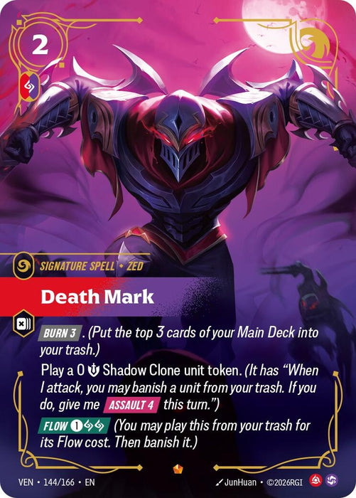 Death Mark (144/166) (Foil) [Vendetta] (VEN)