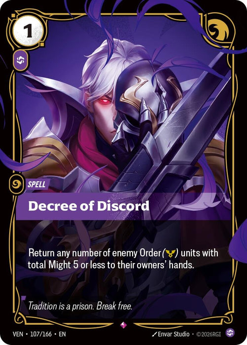Decree of Discord (107/166) (Foil) [Vendetta] (VEN)