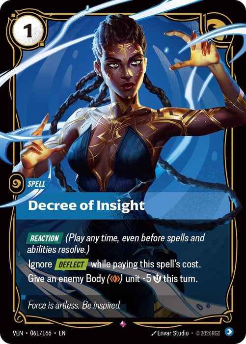 Decree of Insight (061/166) (Foil) [Vendetta] (VEN)