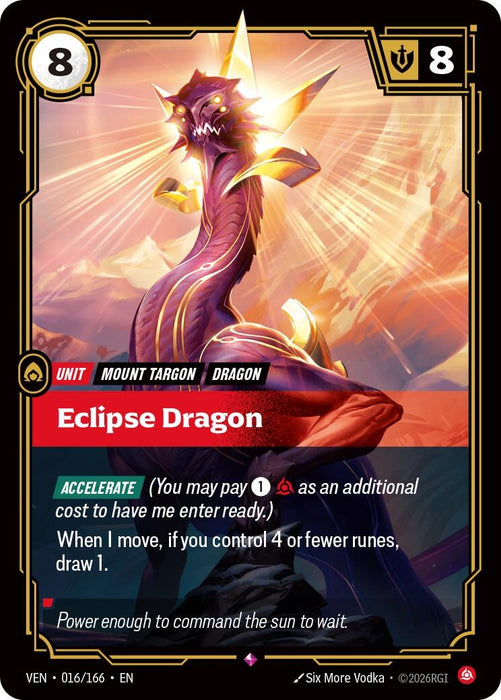 Eclipse Dragon (016/166) (Foil) [Vendetta] (VEN)