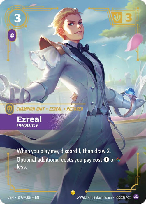 Ezreal, Prodigy (SP5/006) (Foil) [Vendetta] (VEN)