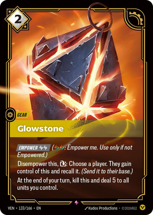 Glowstone (133/166) (Foil) [Vendetta] (VEN)