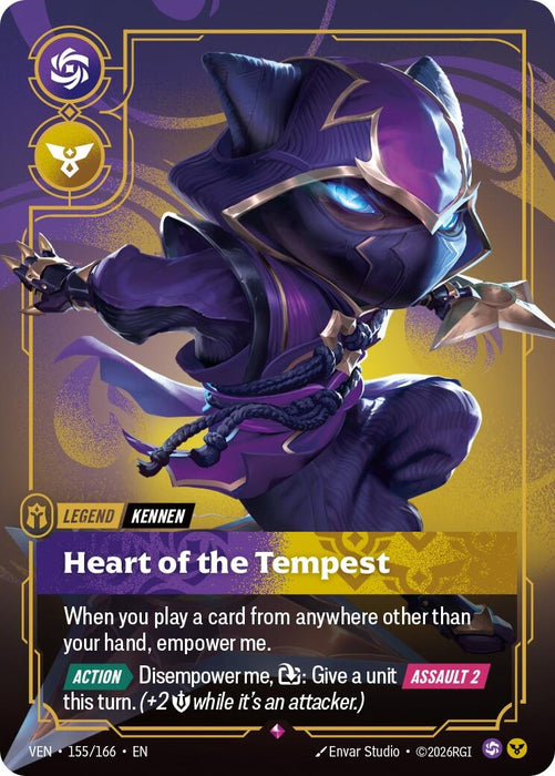 Yordle, Kennen - Heart of the Tempest (155/166) (Foil) [Vendetta] (VEN)