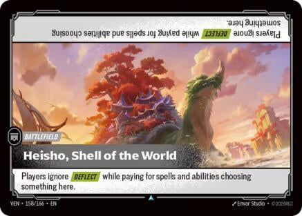 Image for Heisho, Shell of the World (158/166) (Foil) [Vendetta] (VEN) - Riftbound: League of Legends Trading Card Game