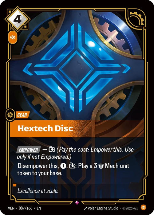 Hextech Disc (087/166) (Foil) [Vendetta] (VEN)