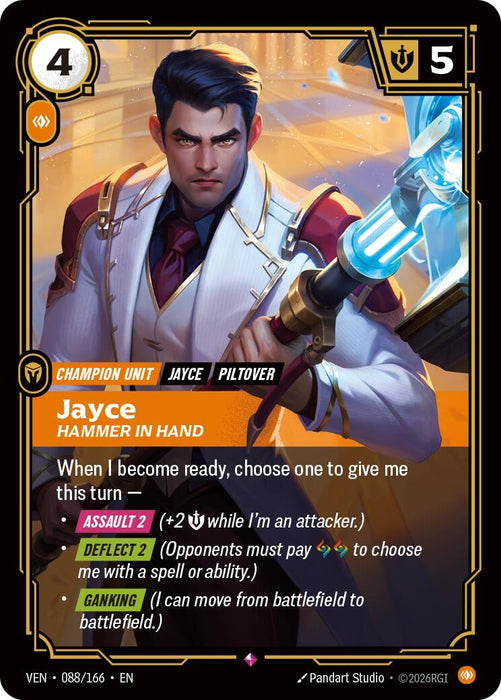 Jayce, Hammer in Hand (088/166) (Foil) [Vendetta] (VEN)