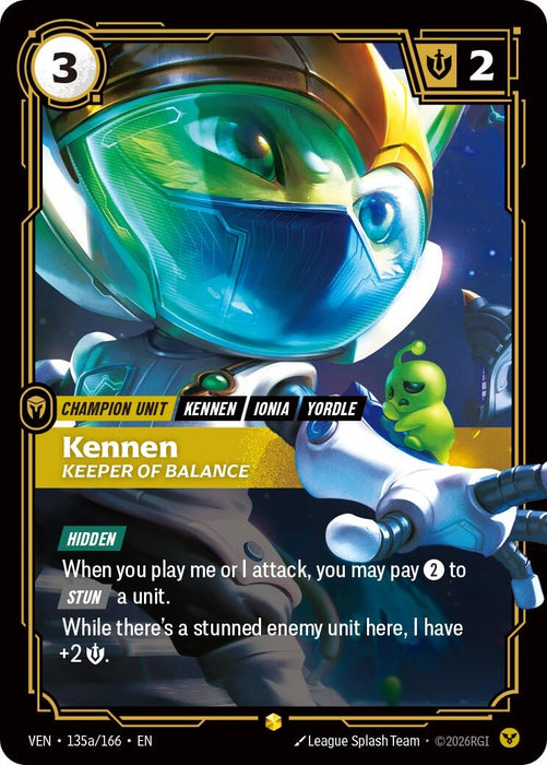 Kennen, Keeper of Balance (Alternate Art) (135a/166) (Foil) [Vendetta] (VEN)