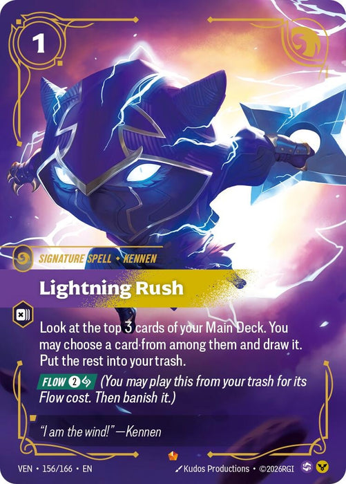 Lightning Rush (156/166) (Foil) [Vendetta] (VEN)