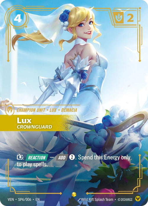 Lux, Crownguard (SP6/006) (Foil) [Vendetta] (VEN)