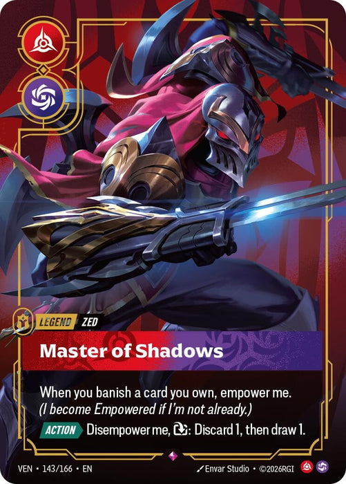 Zed - Master of Shadows (143/166) (Foil) [Vendetta] (VEN)