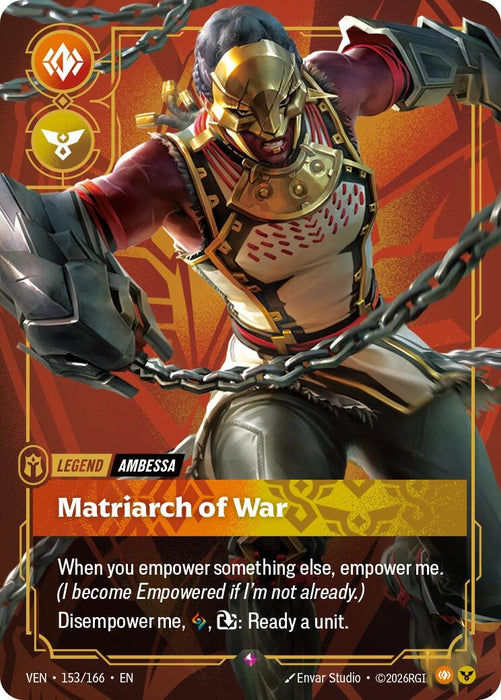 Ambessa - Matriarch of War (153/166) (Foil) [Vendetta] (VEN)