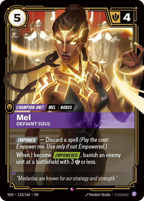 Mel, Defiant Soul (110/166) (Foil) [Vendetta] (VEN)