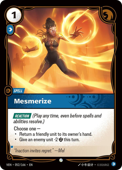 Image for Mesmerize (052/166) [Vendetta] (VEN) - Riftbound: League of Legends Trading Card Game