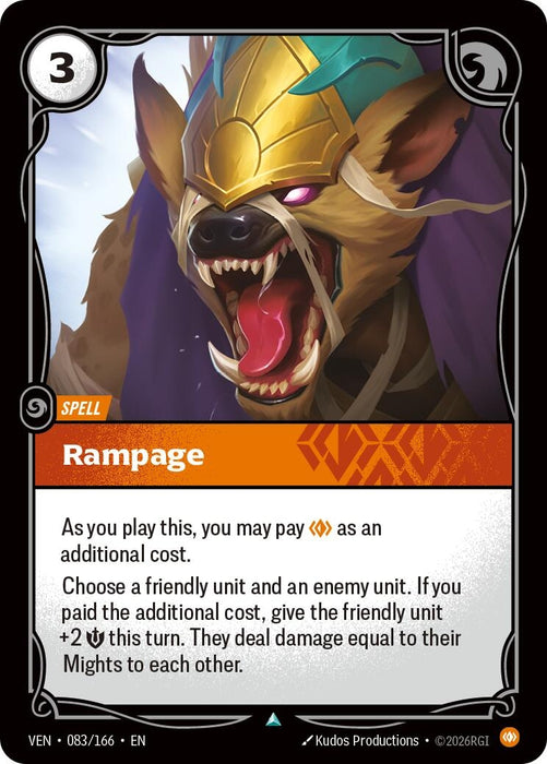 Image for Rampage (083/166) (Foil) [Vendetta] (VEN) - Riftbound: League of Legends Trading Card Game