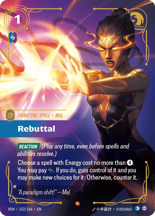 Rebuttal (152/166) (Foil) [Vendetta] (VEN)