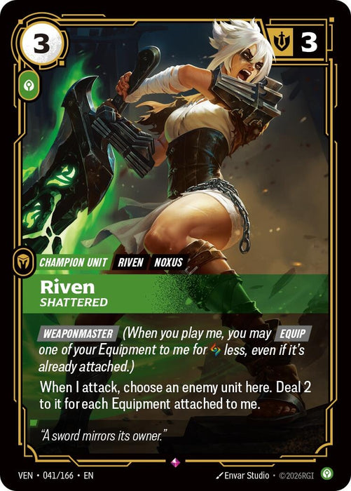 Riven, Shattered (041/166) (Foil) [Vendetta] (VEN)