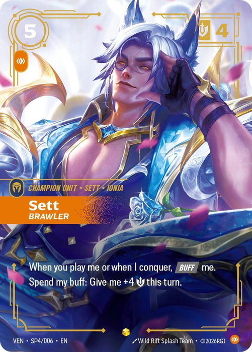 Sett, Brawler (SP4/006) (Foil) [Vendetta] (VEN)