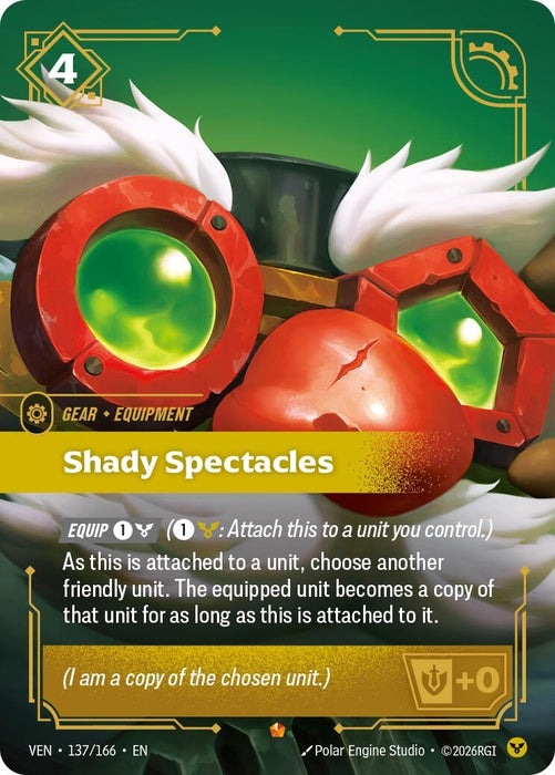 Shady Spectacles (137/166) (Foil) [Vendetta] (VEN)